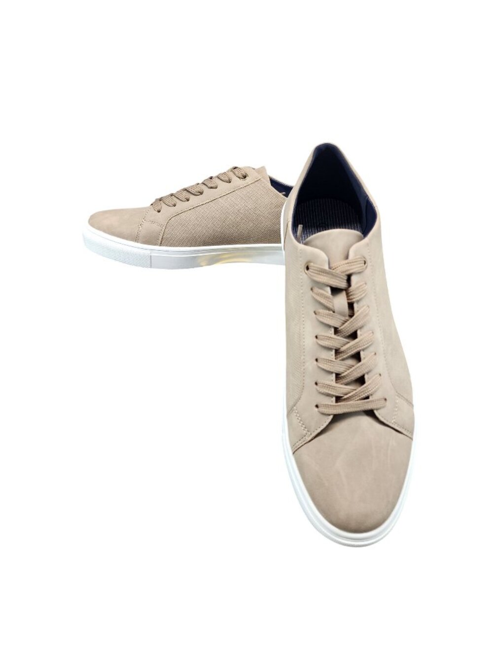 Combatant Gentlemen Shoes Mens Size 11.5 Khaki Tan Leather Toecap Sneaker *NWT*